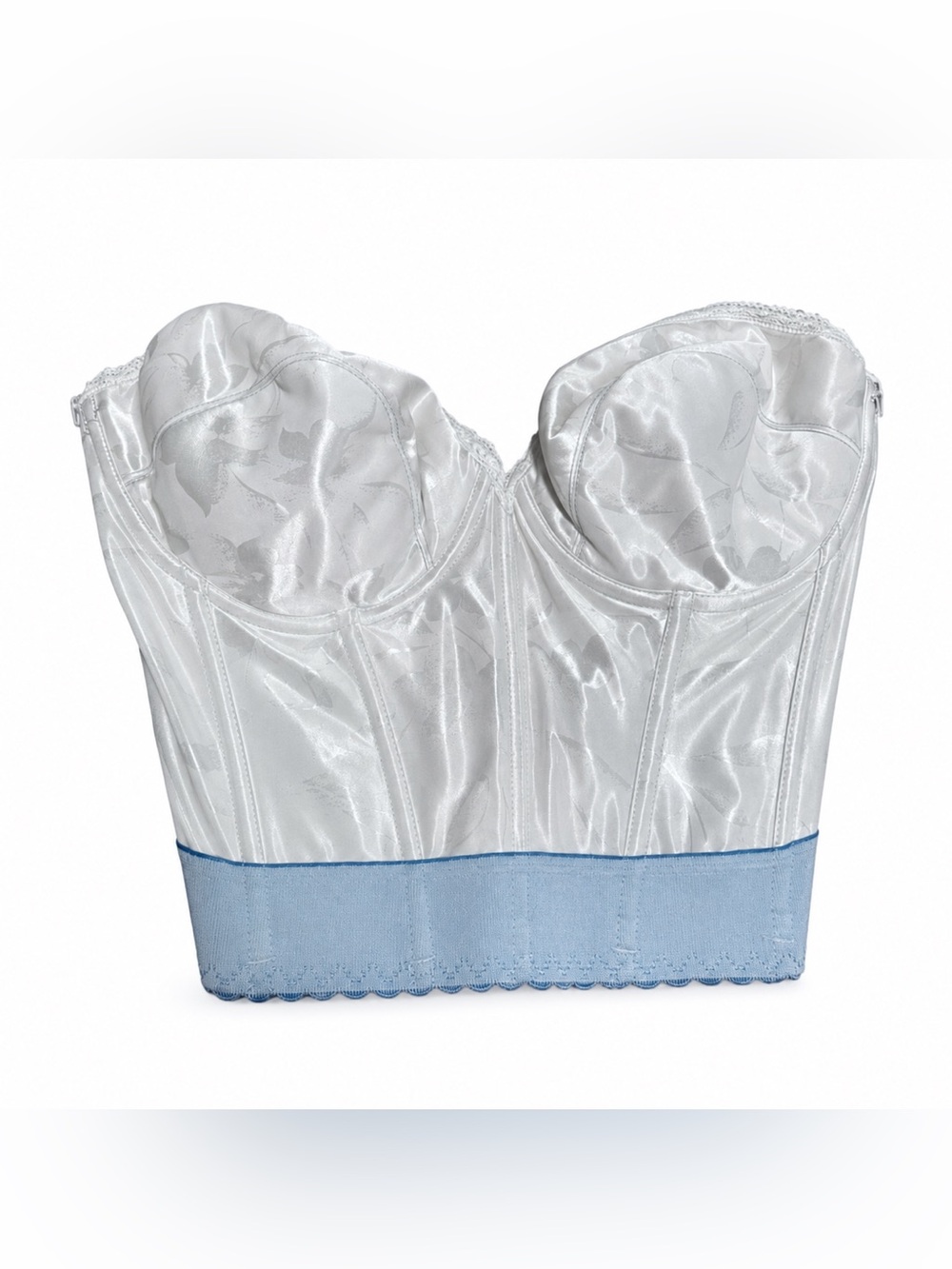 Vintage Wynette Bustier 36D Pale Blue